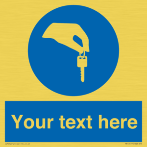 Custom Mandatory Keys Sign